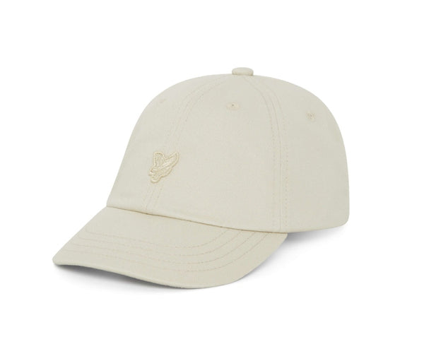 Jongens Tonal Baseball Cap van Lyle & Scott in de kleur Wheat in maat One Size.