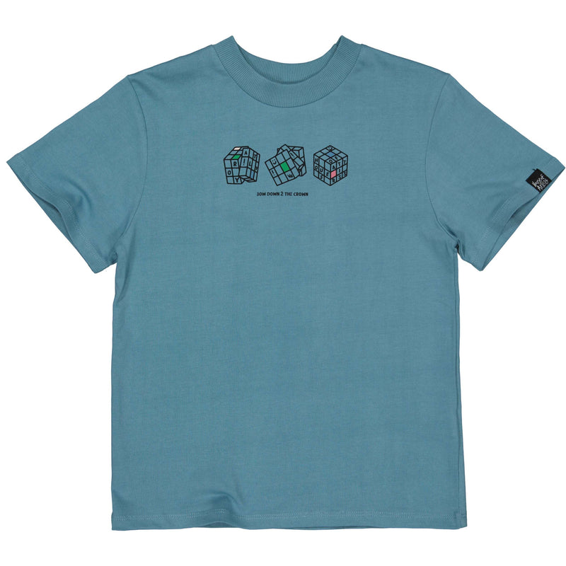 Unisexs SHORTSLEEVE REGULAR FIT van House of Artists in de kleur Mid Blue in maat 170-176.