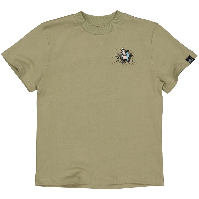 Unisexs SHORTSLEEVE REGULAR FIT van House of Artists in de kleur Taupe in maat 170-176.