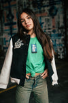 Unisexs SHORTSLEEVE OVERSIZED van House of Artists in de kleur Gras Green in maat 170-176.