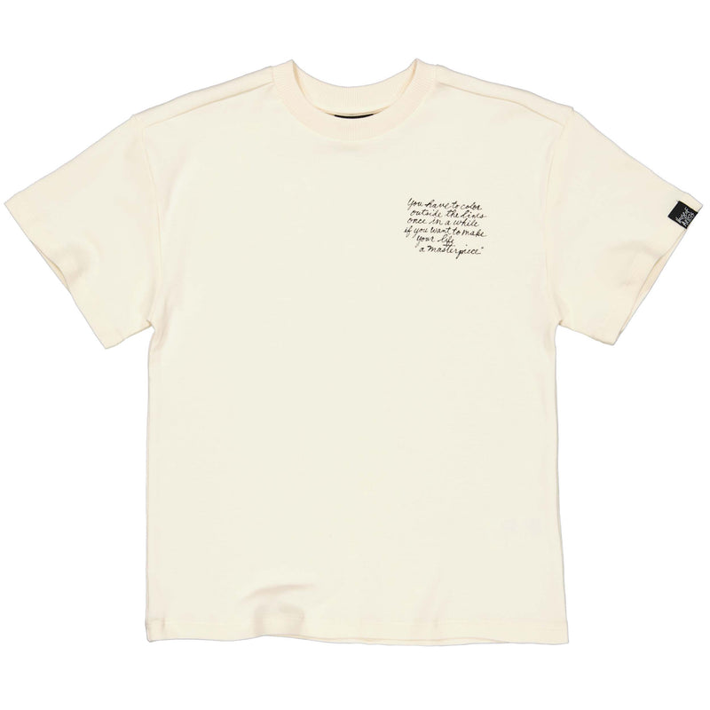 Unisexs SHORTSLEEVE OVERSIZED van House of Artists in de kleur White in maat 170-176.