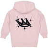 Unisexs HOODED SWEATER OVERSIZED van House of Artists in de kleur Faded Pink in maat 170-176.