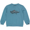Unisexs SWEATER van  in de kleur Mid Blue in maat 170-176.