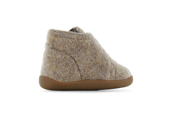 Shoesme Taupe vilten slofje