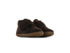 Shoesme Dark Brown vilten slofje