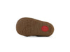 Shoesme Dark Brown vilten slofje