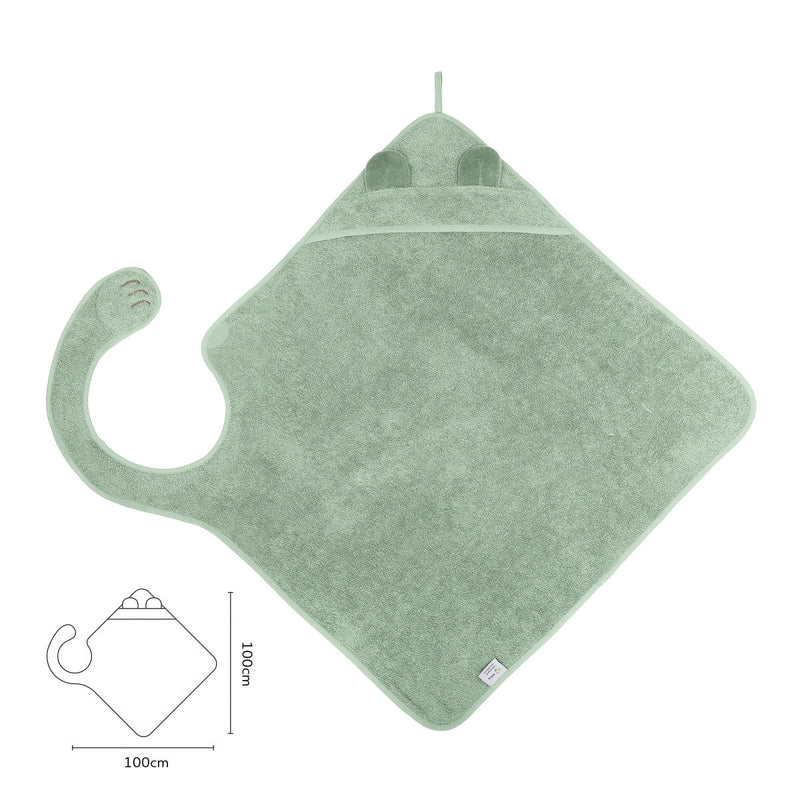 Nifty Handsfree Badcape groen