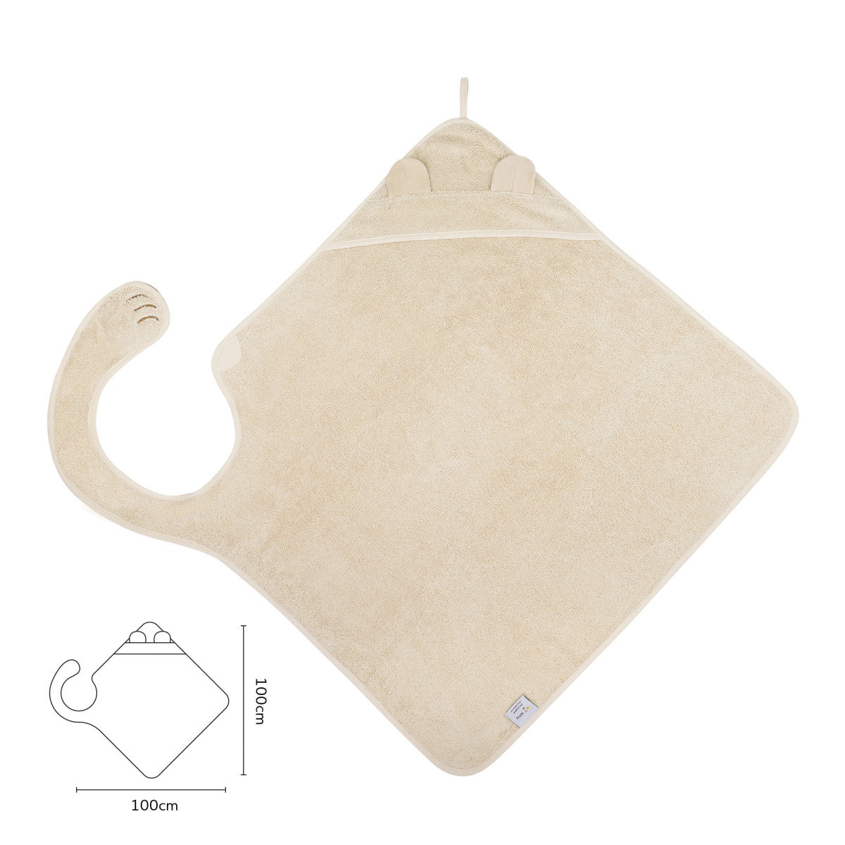 Nifty Handsfree Badcape zand