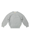 Baje Studio Harrow knitted pullover grey melange nappy