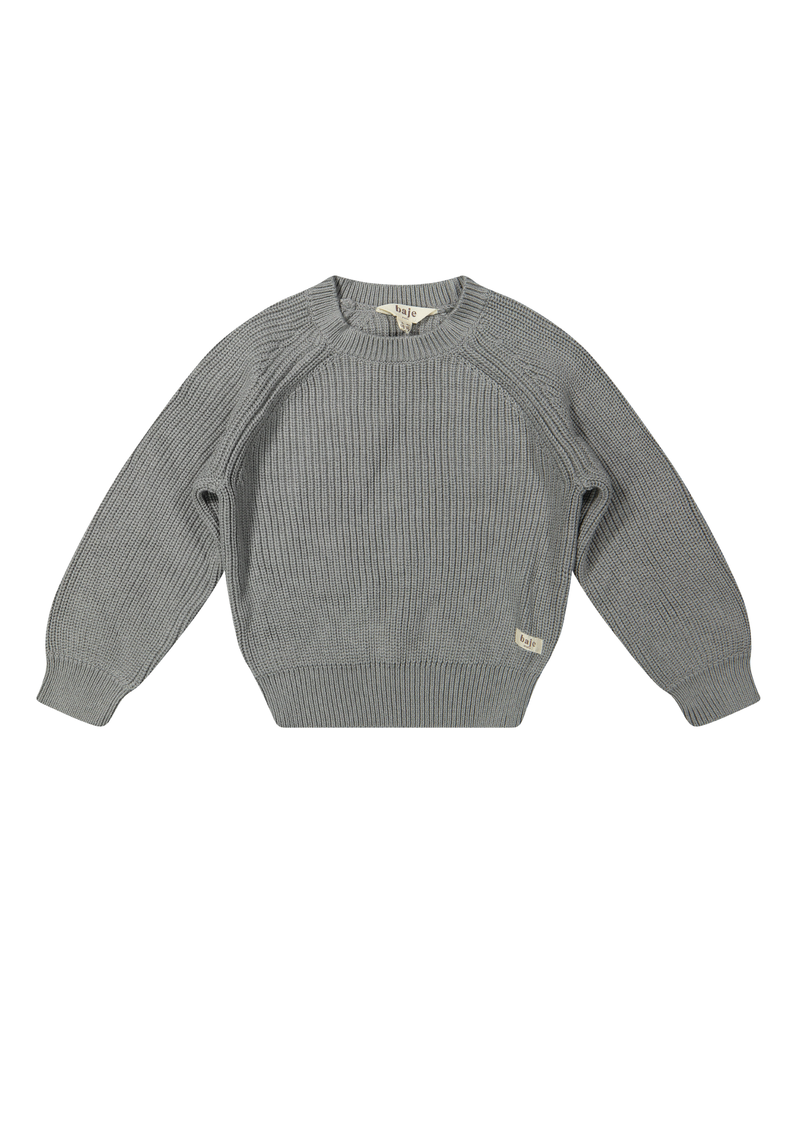 Baje Studio Harrow knitted pullover greyish blue