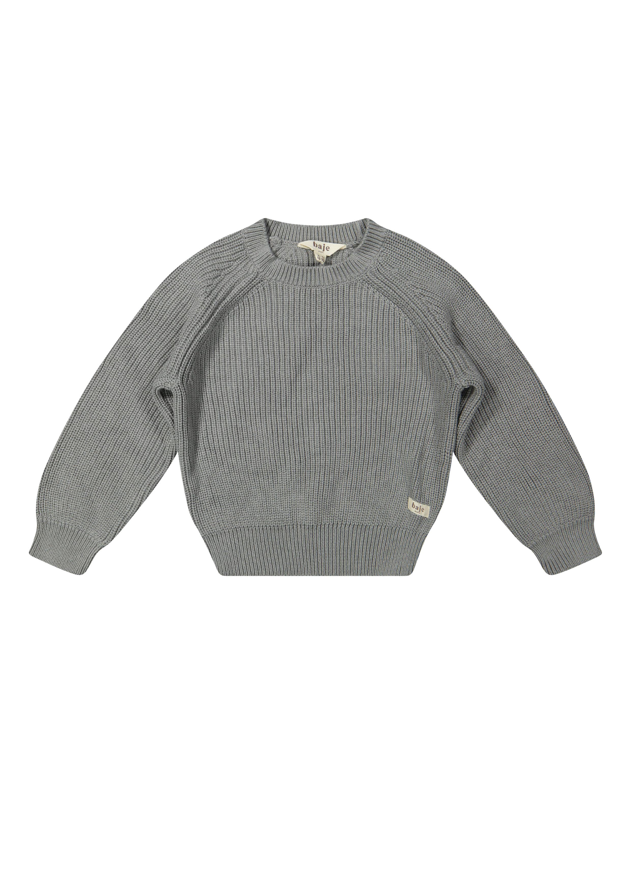 Baje Studio Harrow knitted pullover greyish blue