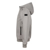 Jongens Soft Shell Hooded Jacket van Indian Blue Jeans in de kleur Grey Sand in maat 164.