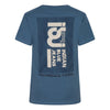 Jongens T-Shirt IBJ Back van Indian Blue Jeans in de kleur Steel Blue in maat 176.