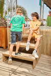 Jongens T-Shirt Indian Backprint van Indian Blue Jeans in de kleur Spring Green in maat 176.