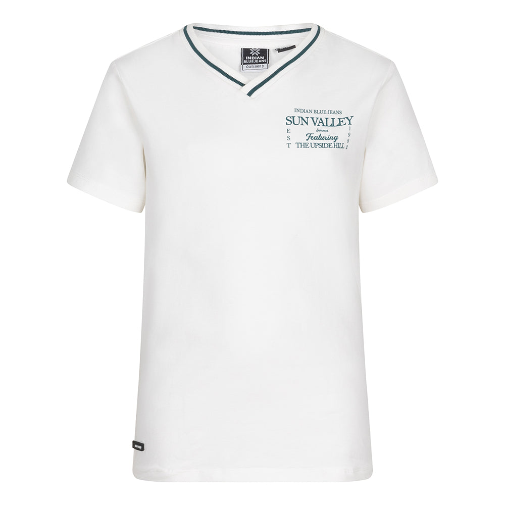 Indian Blue Jeans T-Shirt V-neck Sun Valley