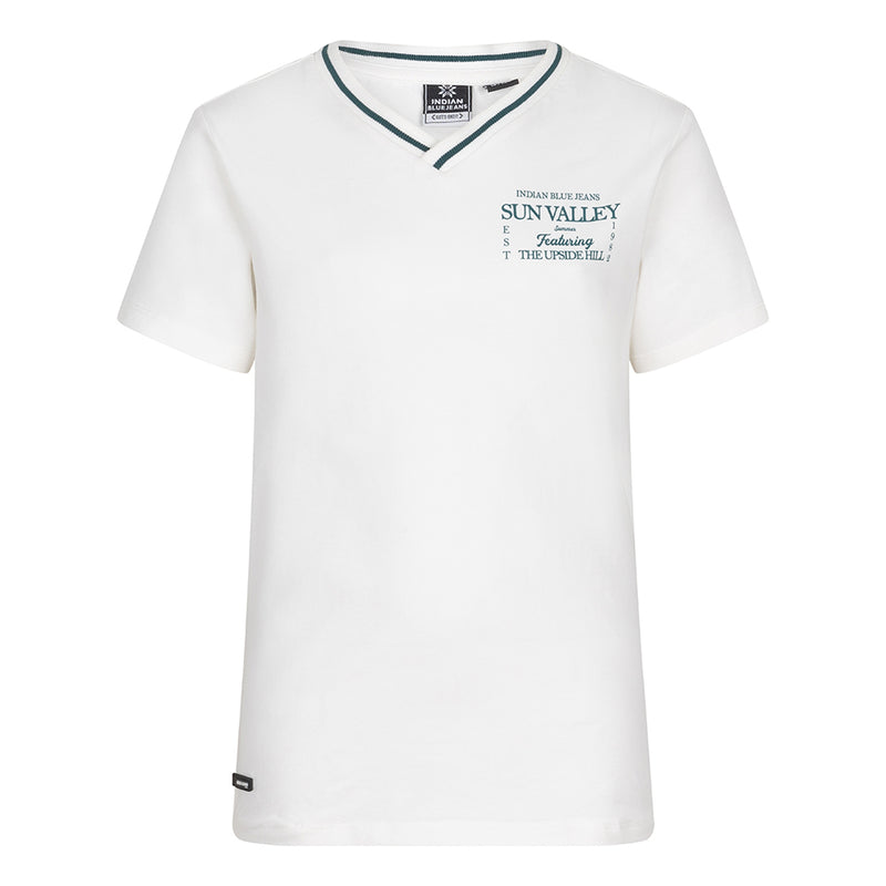 Indian Blue Jeans T-Shirt V-neck Sun Valley
