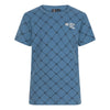Jongens T-Shirt IBJ van Indian Blue Jeans in de kleur Steel Blue in maat 176.