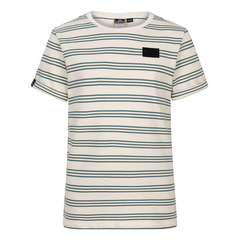 Indian Blue Jeans T-Shirt Indian Stripe badge