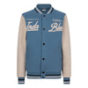 Jongens Bomber Jacket Indian van Indian Blue Jeans in de kleur Steel Blue in maat 176.