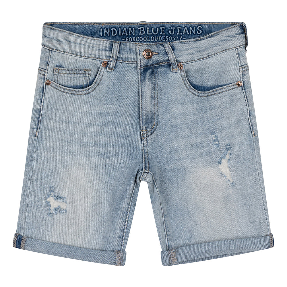 Indian Blue Jeans Andy Short Damaged Repaired