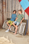 Jongens Blue Worker Short van Indian Blue Jeans in de kleur Light Denim in maat 176.