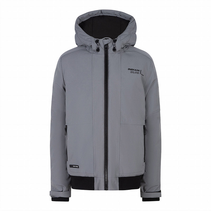 Jongens Mid Jacket Softshell van Indian Blue Jeans in de kleur Grey in maat 176.