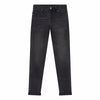 Jongens Jeans Black Ryan Skinny Fit van Indian Blue Jeans in de kleur Black Denim in maat 176.