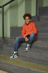 Jongens Jeans Blue Brad Super Skinny Fit van Indian Blue Jeans in de kleur Used Medium Denim in maat 134.