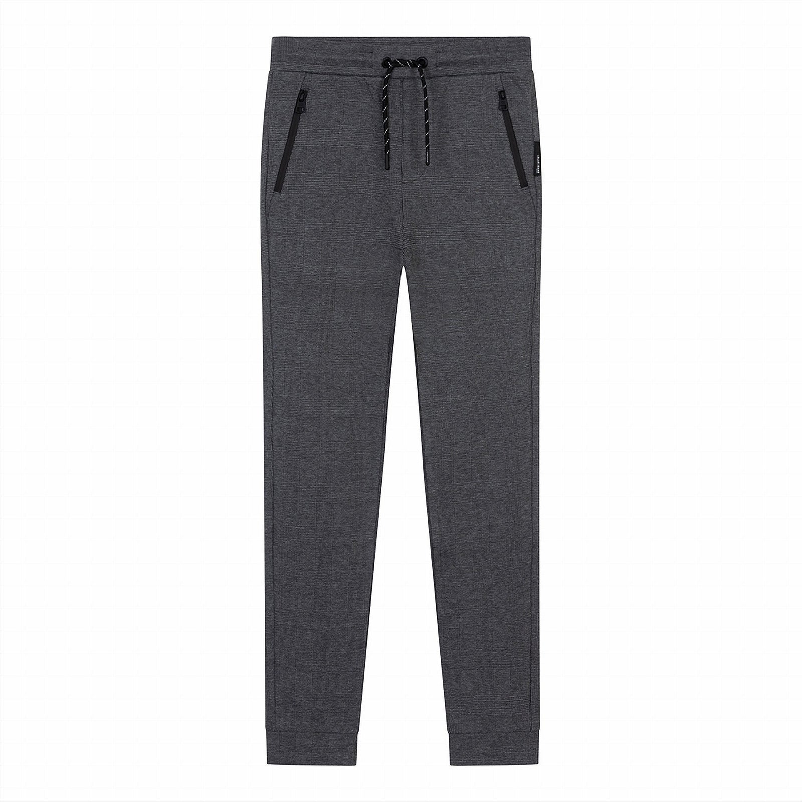 Indian Blue Jeans Check Jogpant zip