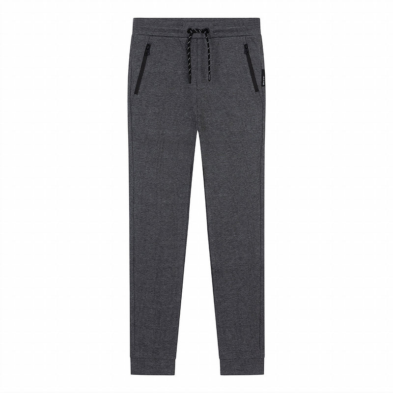 Jongens Check Jogpant zip van Indian Blue Jeans in de kleur Antra in maat 176.