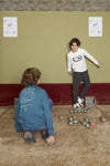 Jongens Cargo pant Check van Indian Blue Jeans in de kleur Black in maat 176.