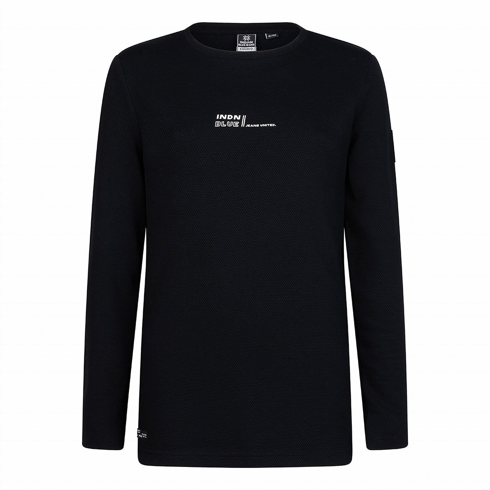 Indian Blue Jeans T-Shirt Longsleeve Fancy Pique