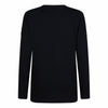 Jongens T-Shirt Longsleeve Fancy Pique van Indian Blue Jeans in de kleur Black in maat 176.
