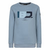 Jongens Sweater IBJ Denim Area van Indian Blue Jeans in de kleur Azure Blue in maat 176.
