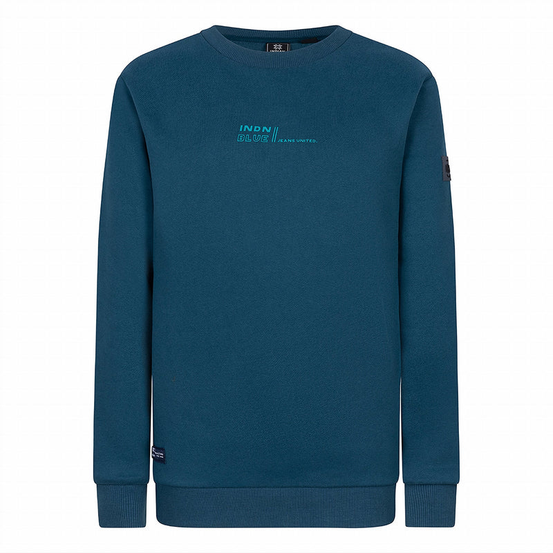 Jongens Sweater INDN van Indian Blue Jeans in de kleur Petrolium Blue in maat 176.