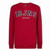 Jongens Organic Sweater IBJNS van Indian Blue Jeans in de kleur Maroon Red in maat 176.