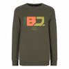 Jongens Sweater IBJ Denim Area van Indian Blue Jeans in de kleur Camo Green in maat 176.