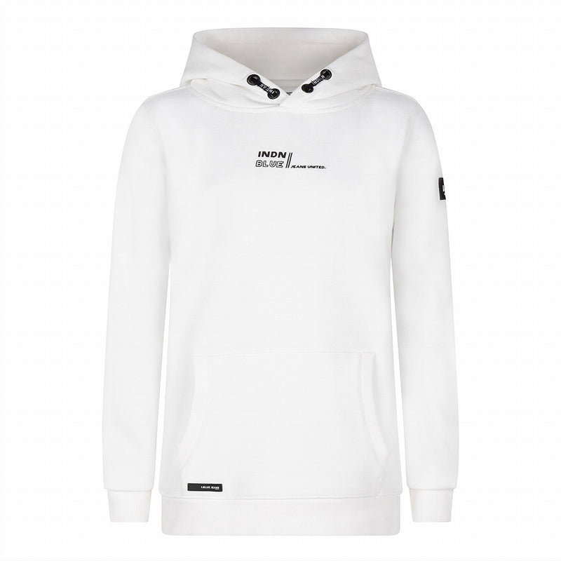Jongens Hoodie INDN van Indian Blue Jeans in de kleur Off White in maat 176.