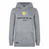 Jongens Hoodie IBJ Pique Scuba van Indian Blue Jeans in de kleur Medium Grey Melange in maat 176.