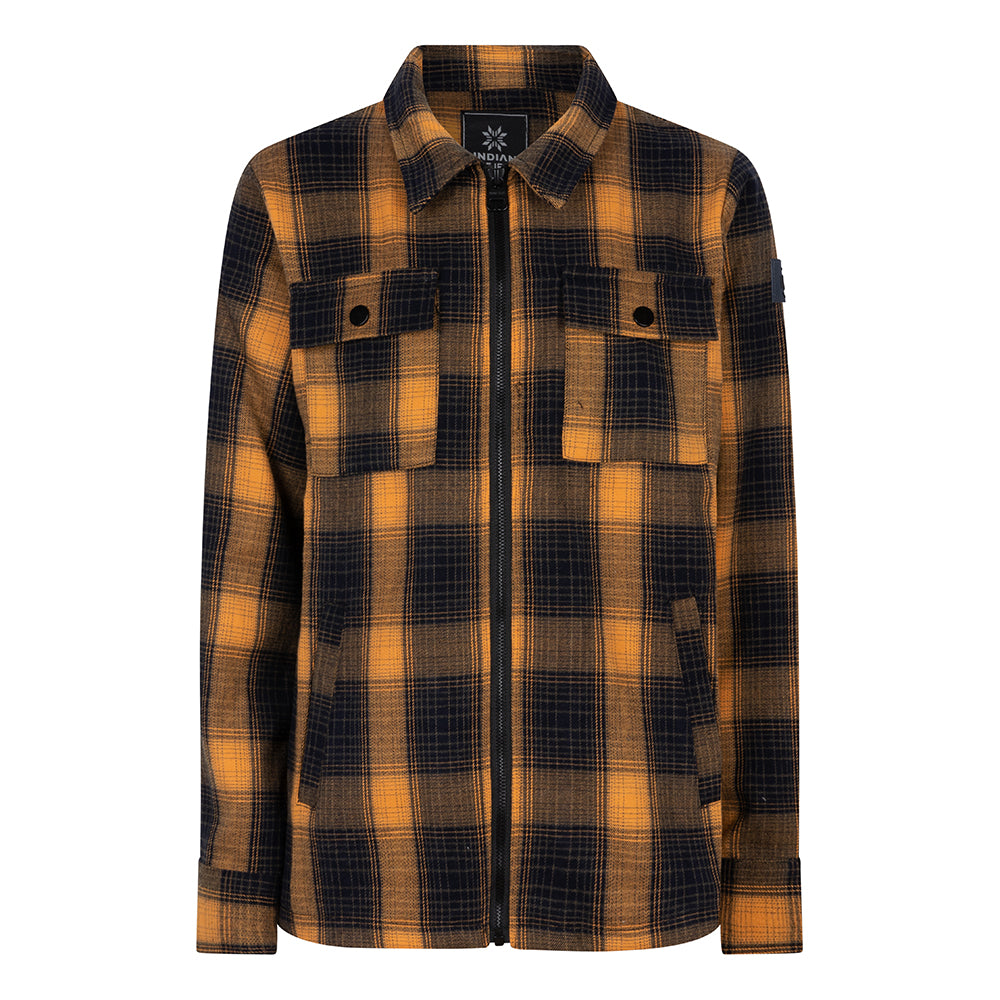Indian Blue Jeans Shirt Jacket Check
