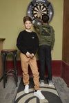 Jongens Knitted Sweater indian van Indian Blue Jeans in de kleur Deep Night in maat 176.
