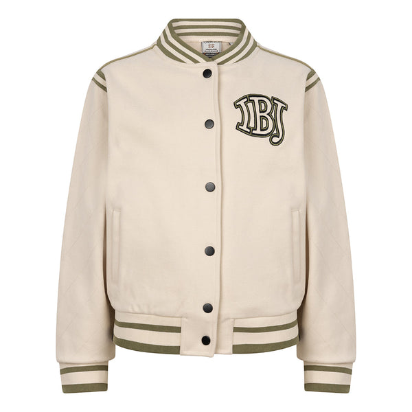 Meisjes Baseball Jacket van Indian Blue Jeans in de kleur Lily White in maat 176.