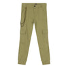 Meisjes Jeans Cargo Worker Fit van Indian Blue Jeans in de kleur Olive in maat 176.