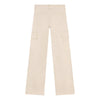Meisjes Jeans Cargo Denim Wide Fit van Indian Blue Jeans in de kleur Lily White in maat 176.