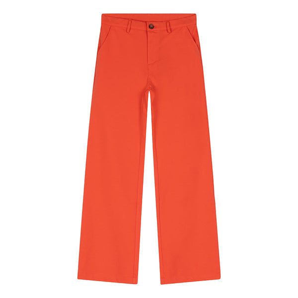 Meisjes Wide Pants Pantalon Stretch van Indian Blue Jeans in de kleur Bright Coral in maat 176.