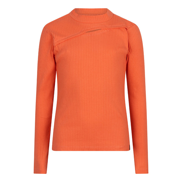 Indian Blue Jeans T-Shirt Longsleeve Chest Opening