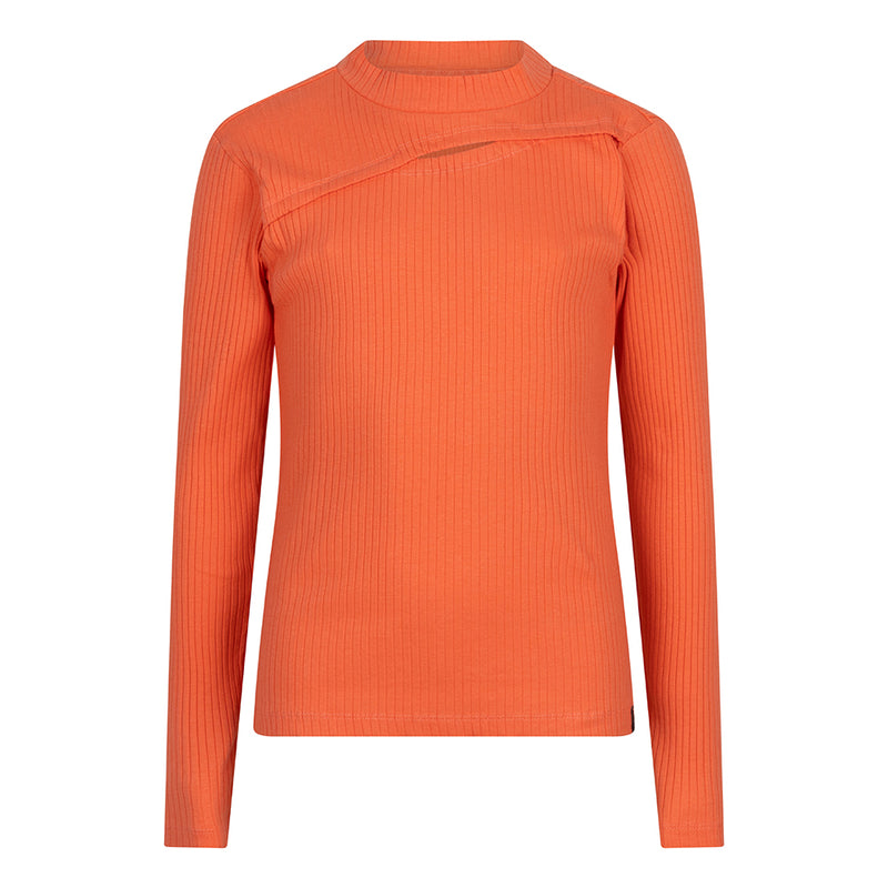 Indian Blue Jeans T-Shirt Longsleeve Chest Opening