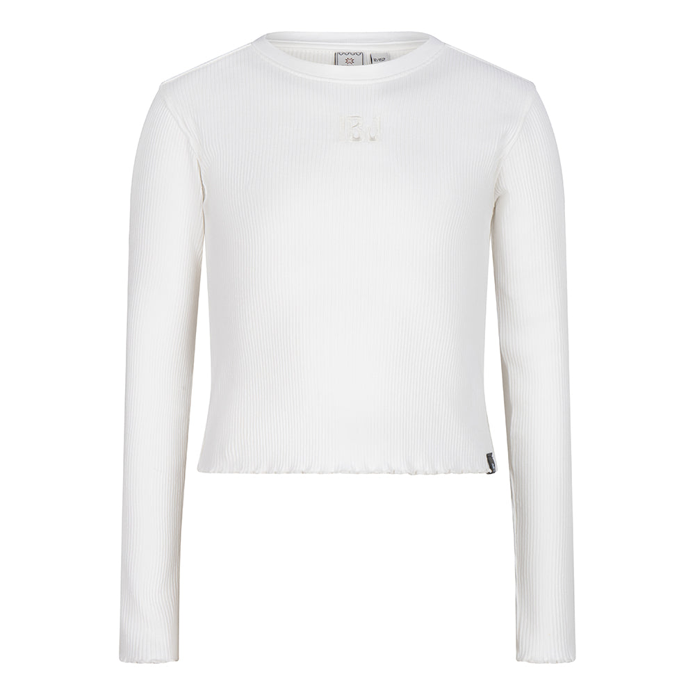 Indian Blue Jeans T-Shirt Longsleeve Cropped Rib IBJ