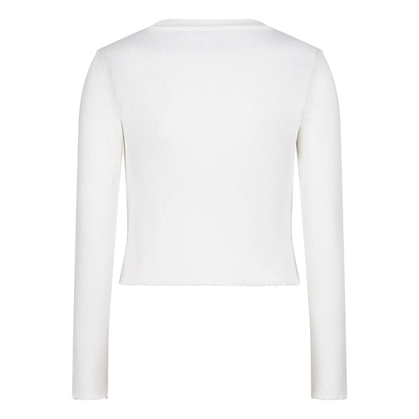 Indian Blue Jeans T-Shirt Longsleeve Cropped Rib IBJ
