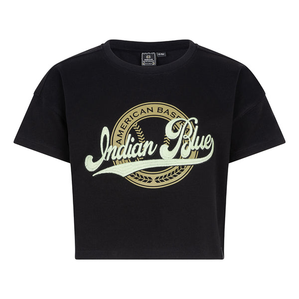 Indian Blue Jeans Cropped Wide T-Shirt Indian Blue